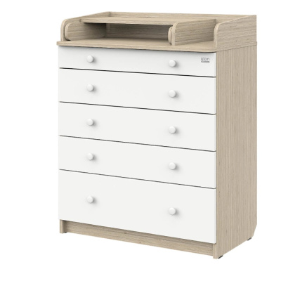 Комод с органайзером Атон Maks 805 дуб тонсберг-белый софт 01